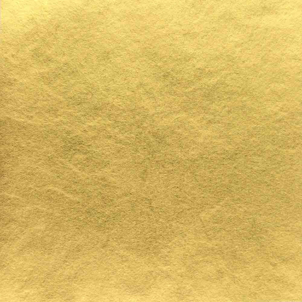 25 Blatt Blattgold, 14 Gr., 40x40 mm, auf Transferpapier