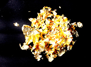 Goldflocken 100 mg, 23 Karat
