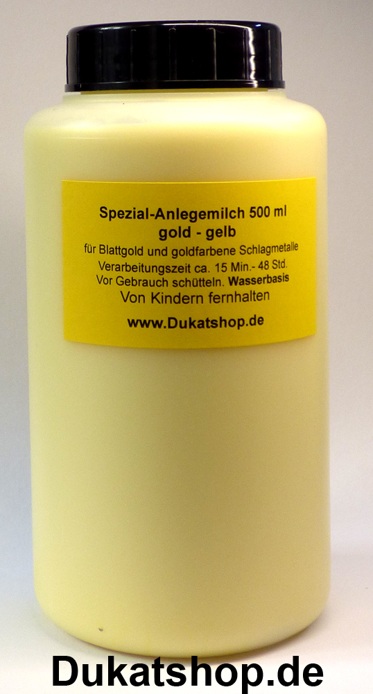 500 ml Anlegemilch,  gold-gelb